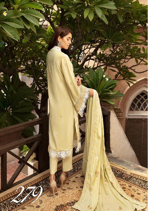 Khoobseerat by Shaista – Peach Emb Winter (with Wool Shawl) – DN-279