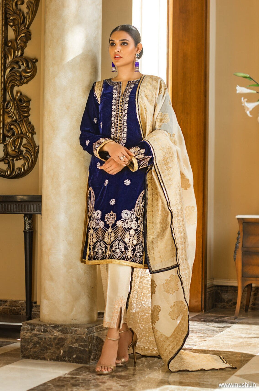 Zurich Embroidered Velvet Z-7