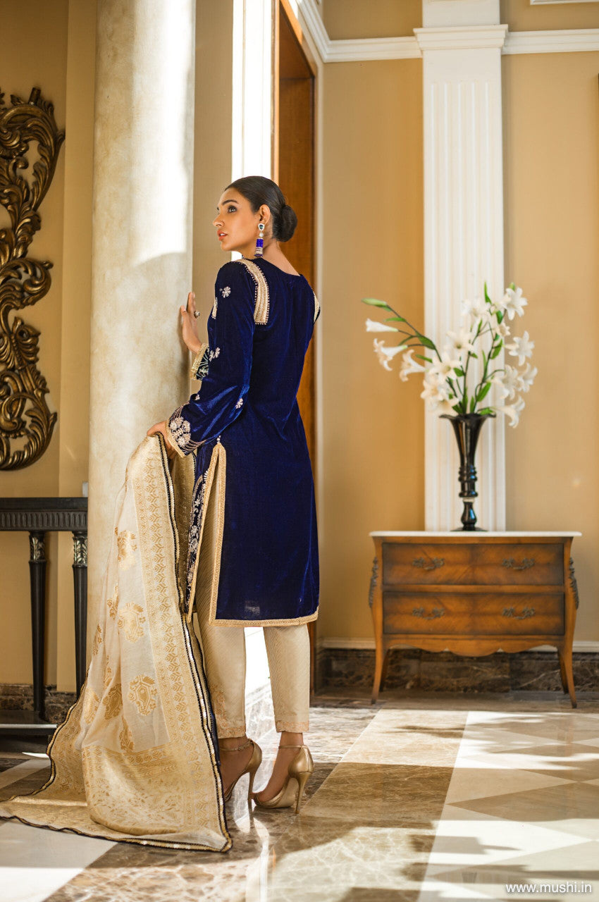 Zurich Embroidered Velvet Z-7