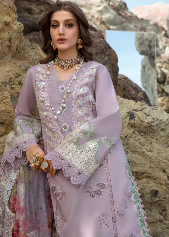 Crimson Luxury Lawn by Saira Shakira Unstiched Collection 2024 | 3B