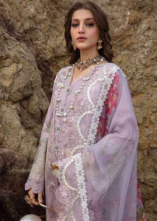 Crimson Luxury Lawn by Saira Shakira Unstiched Collection 2024 | 3B