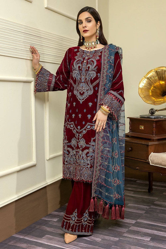 Adans Libas Velour Velvet/Palm Swill