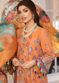 Elaf Festive Chikankari ELC-08 – TANGERINE.