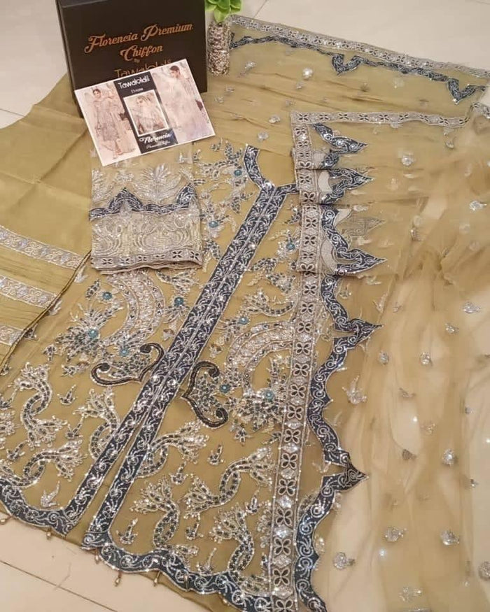 Florencia Premium Embroidered Collection – D-9288