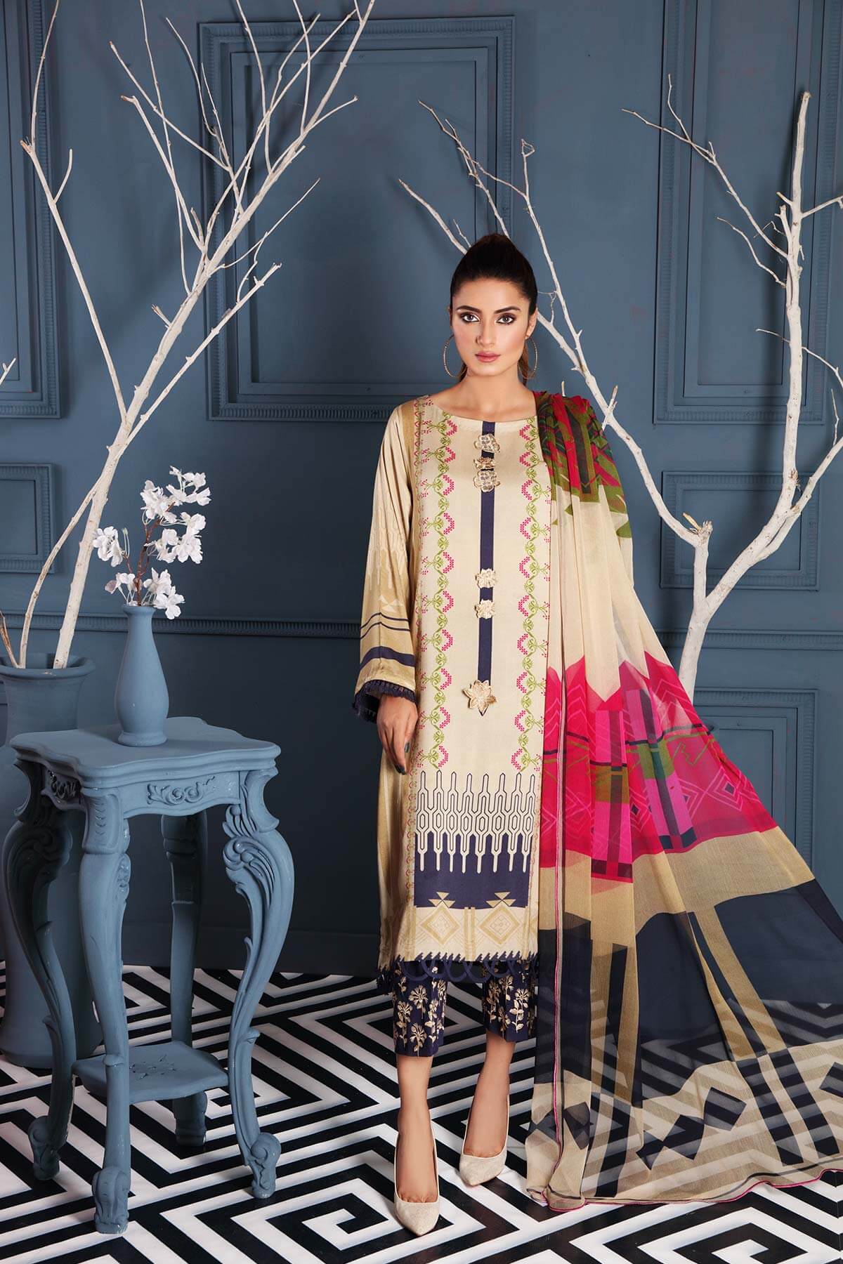 Charizma Combination Linen CCW-09 (Create Vogue)