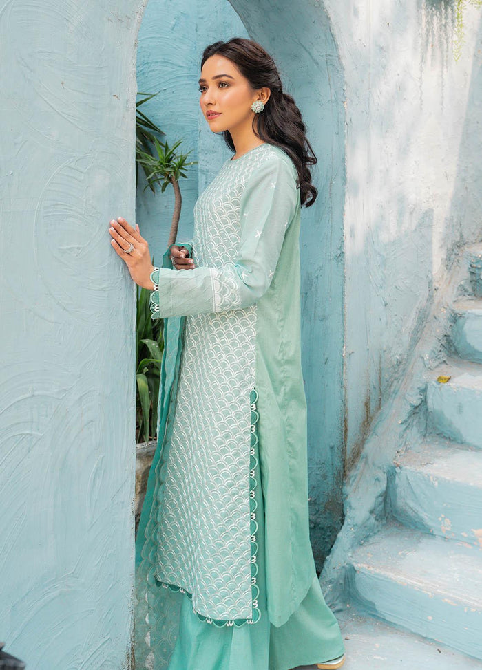 Mahiri-Cross Stitch Embroidered Lawn – 04 Icy Gloire