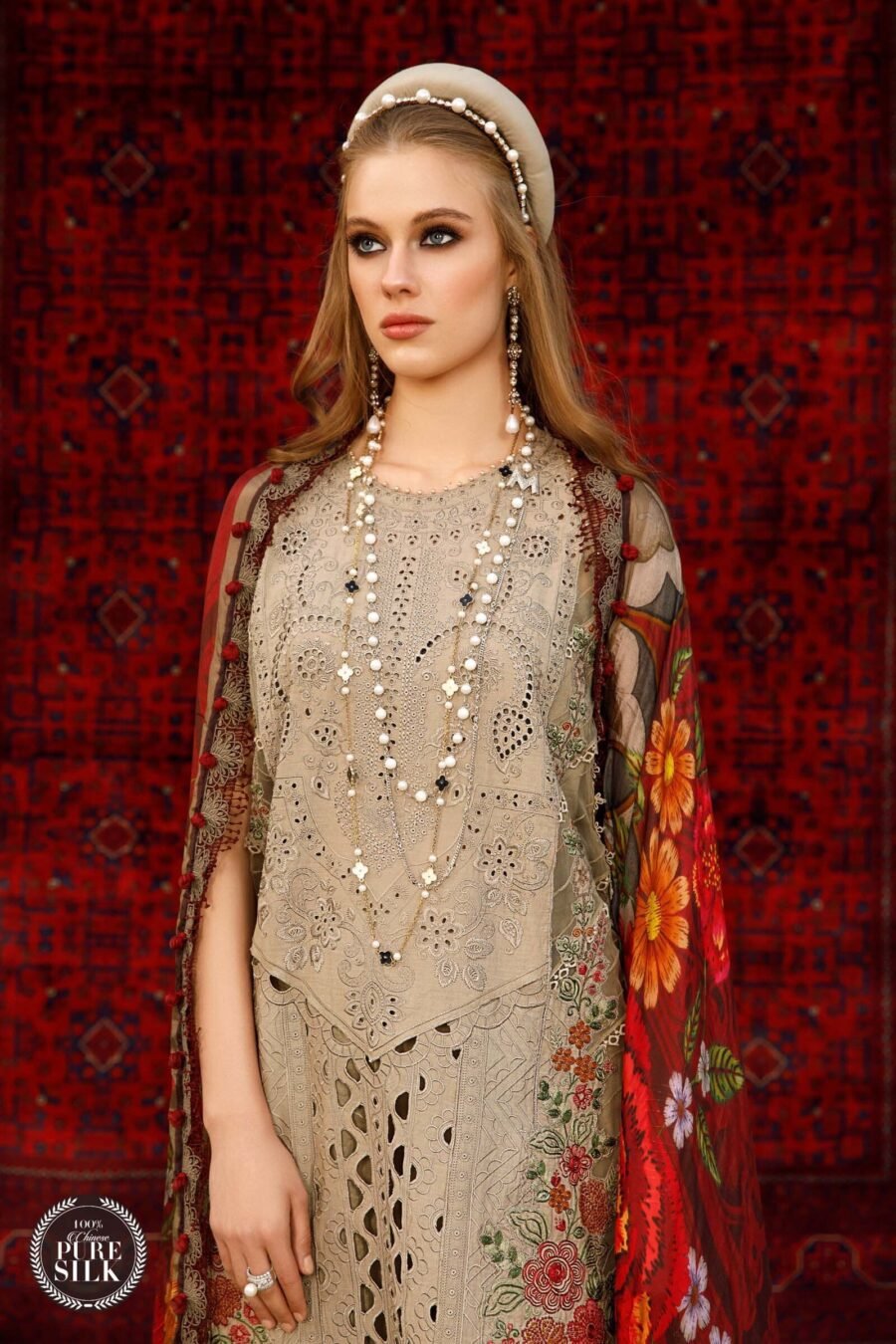 Maria B Luxury Lawn – D-2313-A