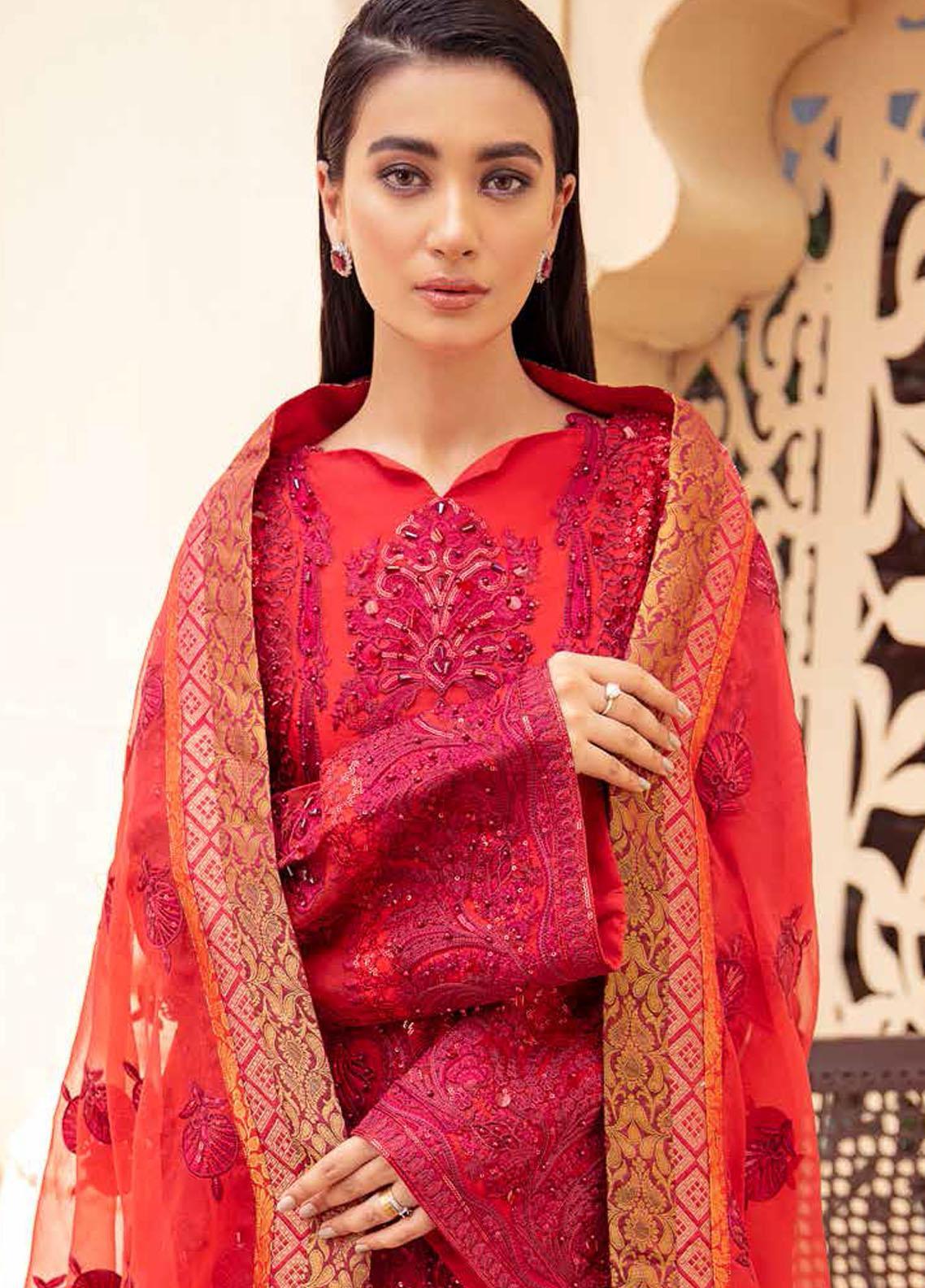 Freesia By Maryum N Maria Embroidered Chiffon – FH05