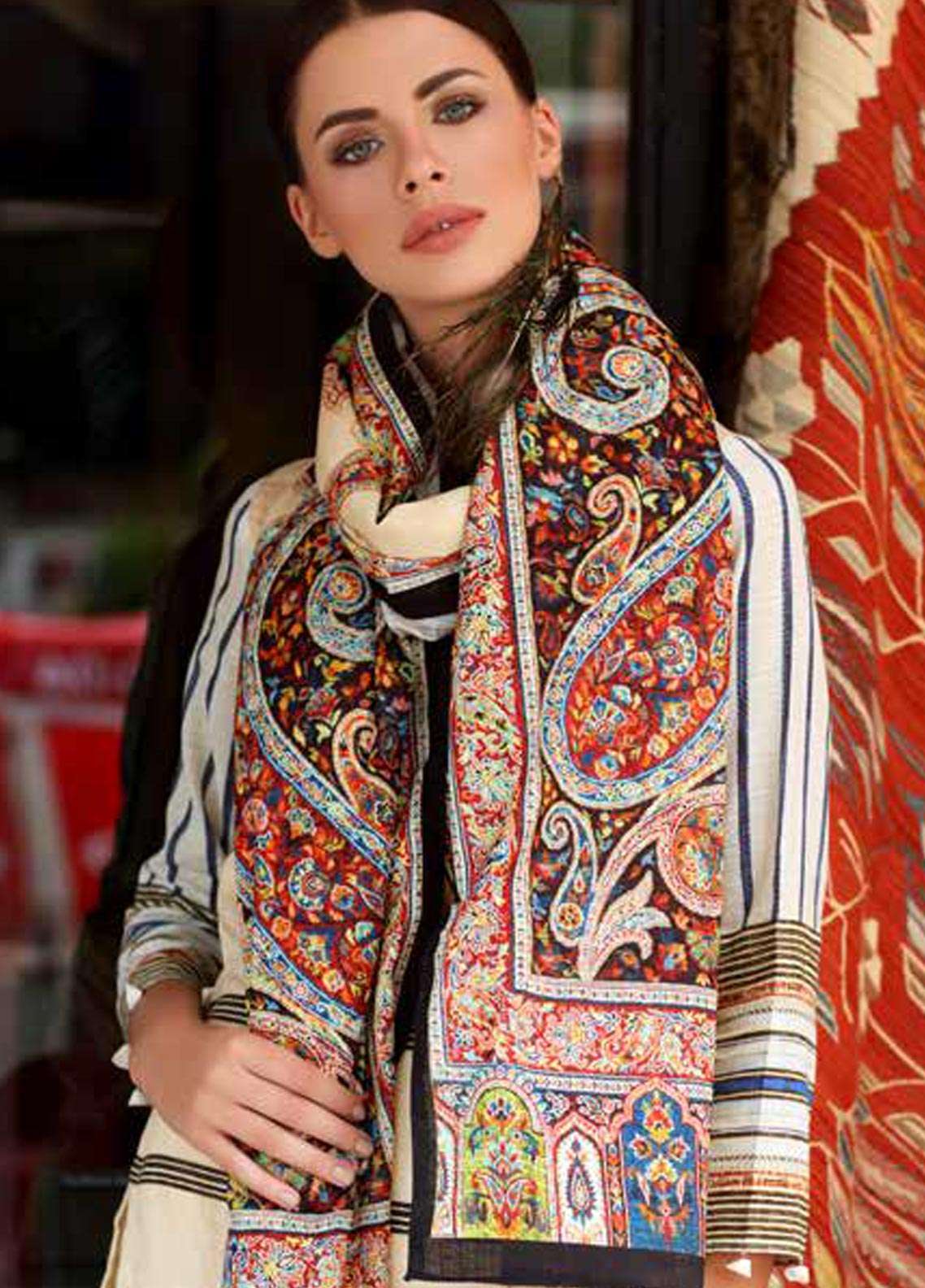 Gul Ahmed Printed Khaddar GA K-34 – Inspirational Collection