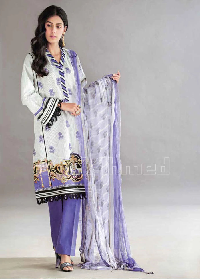 Gul Ahmed Embroidered Lawn – BCT-25