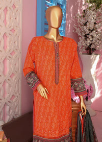HZ Premium Embroidered Lawn D-0232