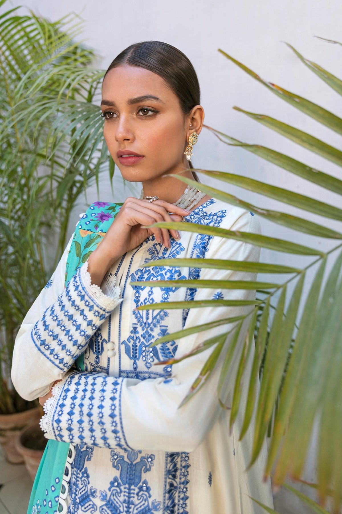 Zaha by Khadijah Shah Lawn Collection – BISHA  (ZL21-11 A)