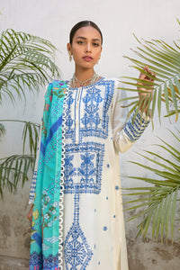 Zaha by Khadijah Shah Lawn Collection – BISHA  (ZL21-11 A)