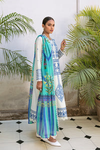 Zaha by Khadijah Shah Lawn Collection – BISHA  (ZL21-11 A)