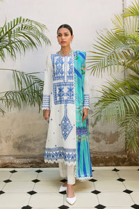 Zaha by Khadijah Shah Lawn Collection – BISHA  (ZL21-11 A)