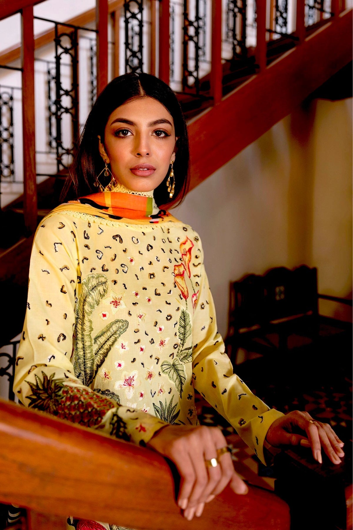 Zaha by Khadijah Shah Lawn Collection – VERD (ZL21-02 B)7