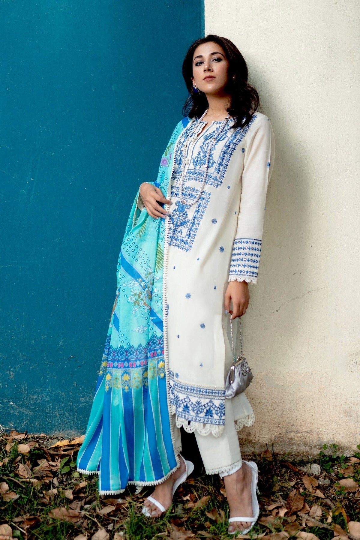 Zaha by Khadijah Shah Lawn Collection – BISHA  (ZL21-11 A)