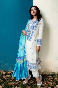 Zaha by Khadijah Shah Lawn Collection – BISHA  (ZL21-11 A)