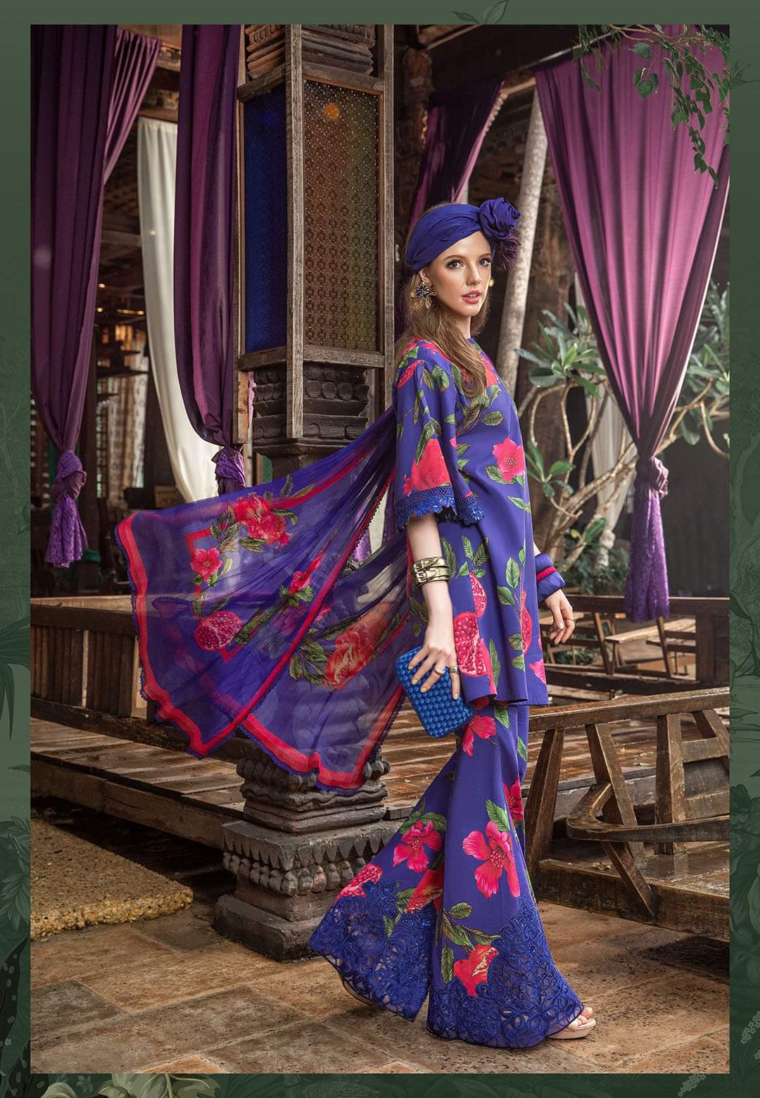 Maria B Mprints Lawn collection – 3B