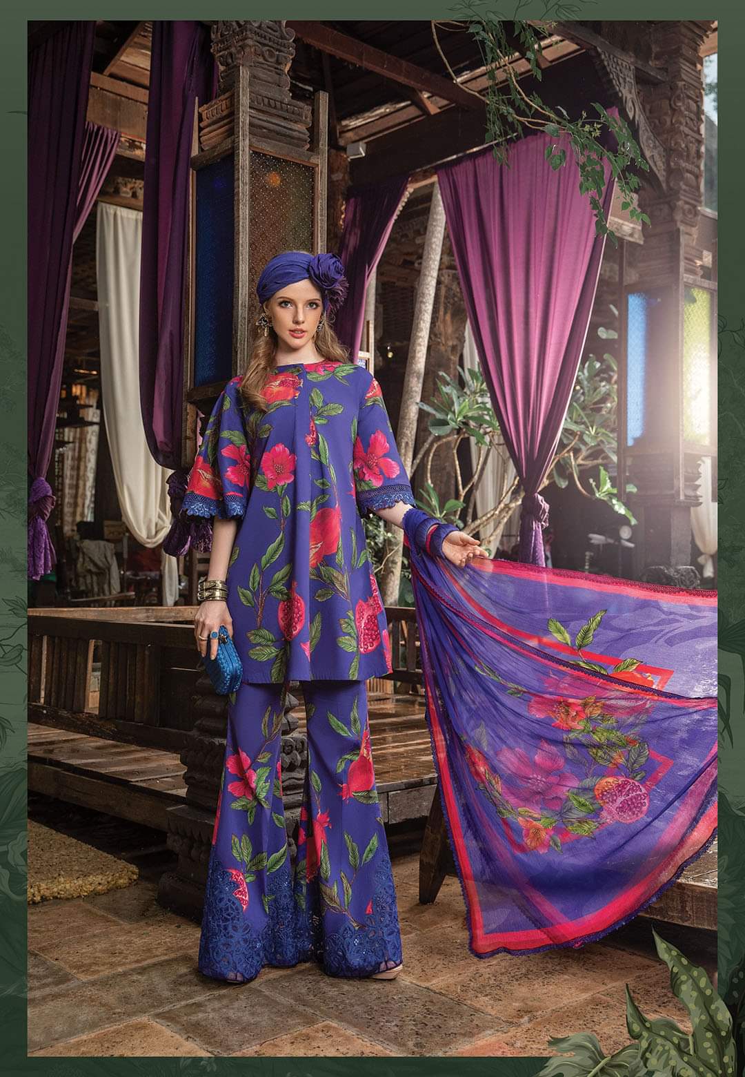 Maria B Mprints Lawn collection – 3B