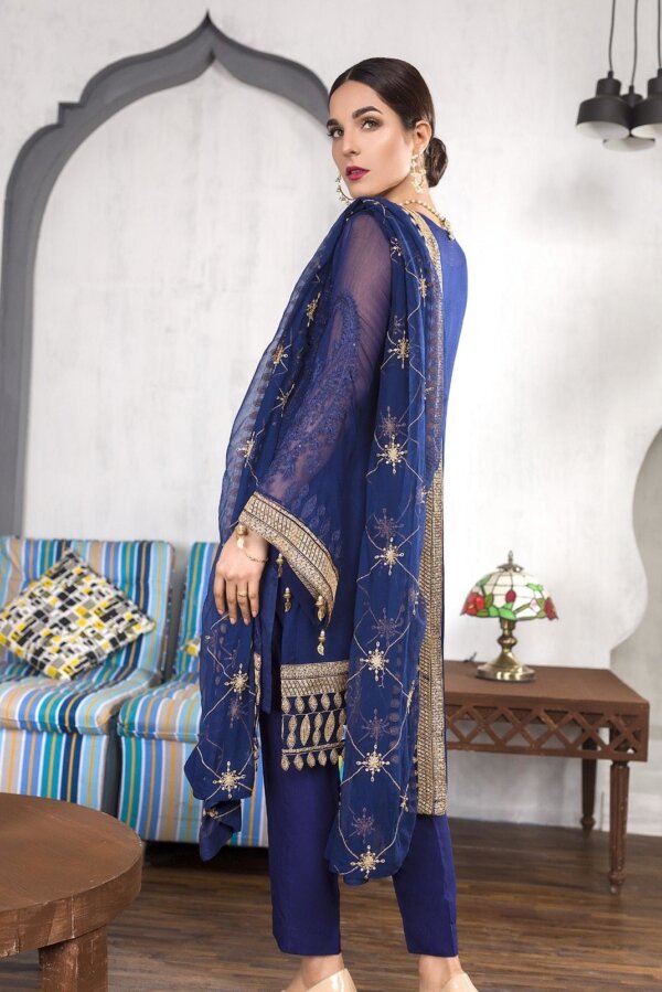 Umyas Chantilly Chiffon – 03 Royal Blue