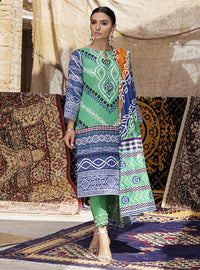 Monsoon Chunri Lawn by Al Zohaib 2022 – 2B