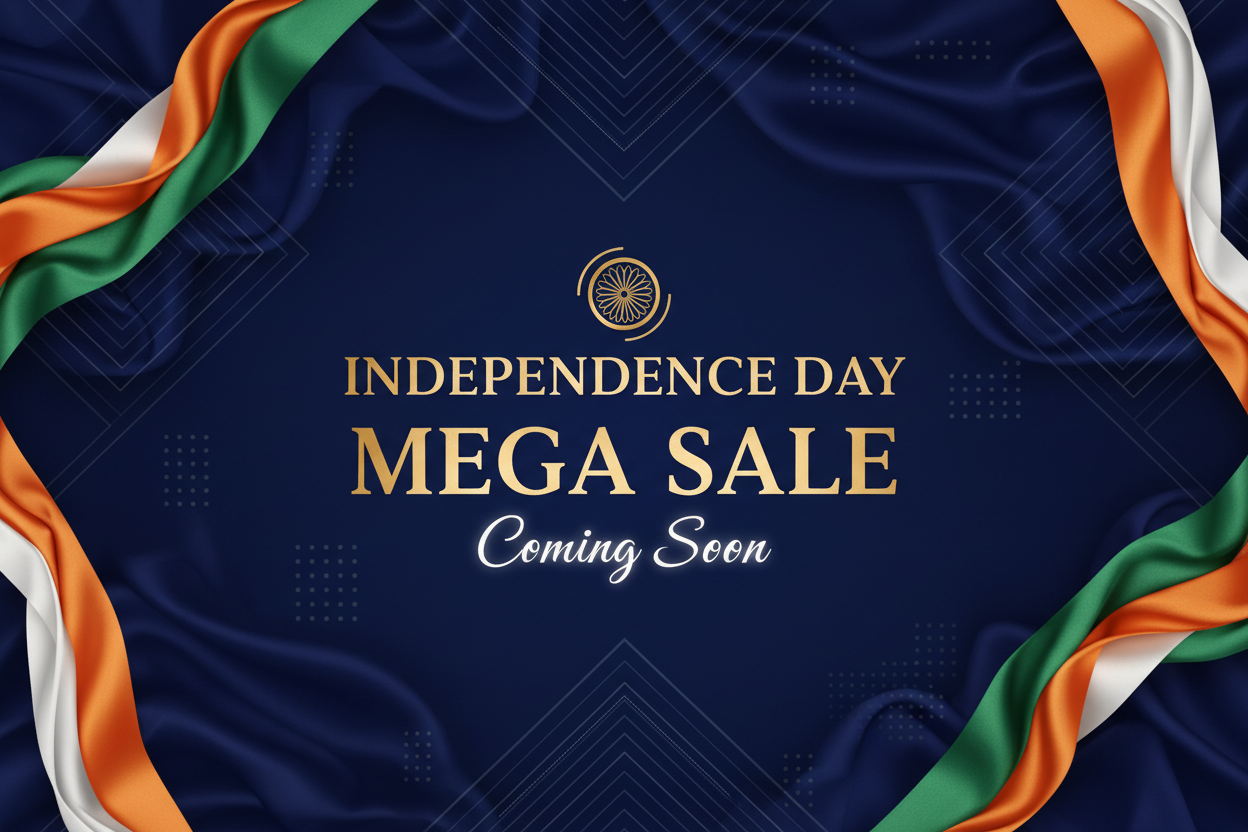Independence Day Mega Sale Banner