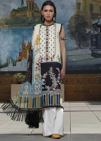 Ittehad Embroidered Lawn – Summer Collection – FUMAR