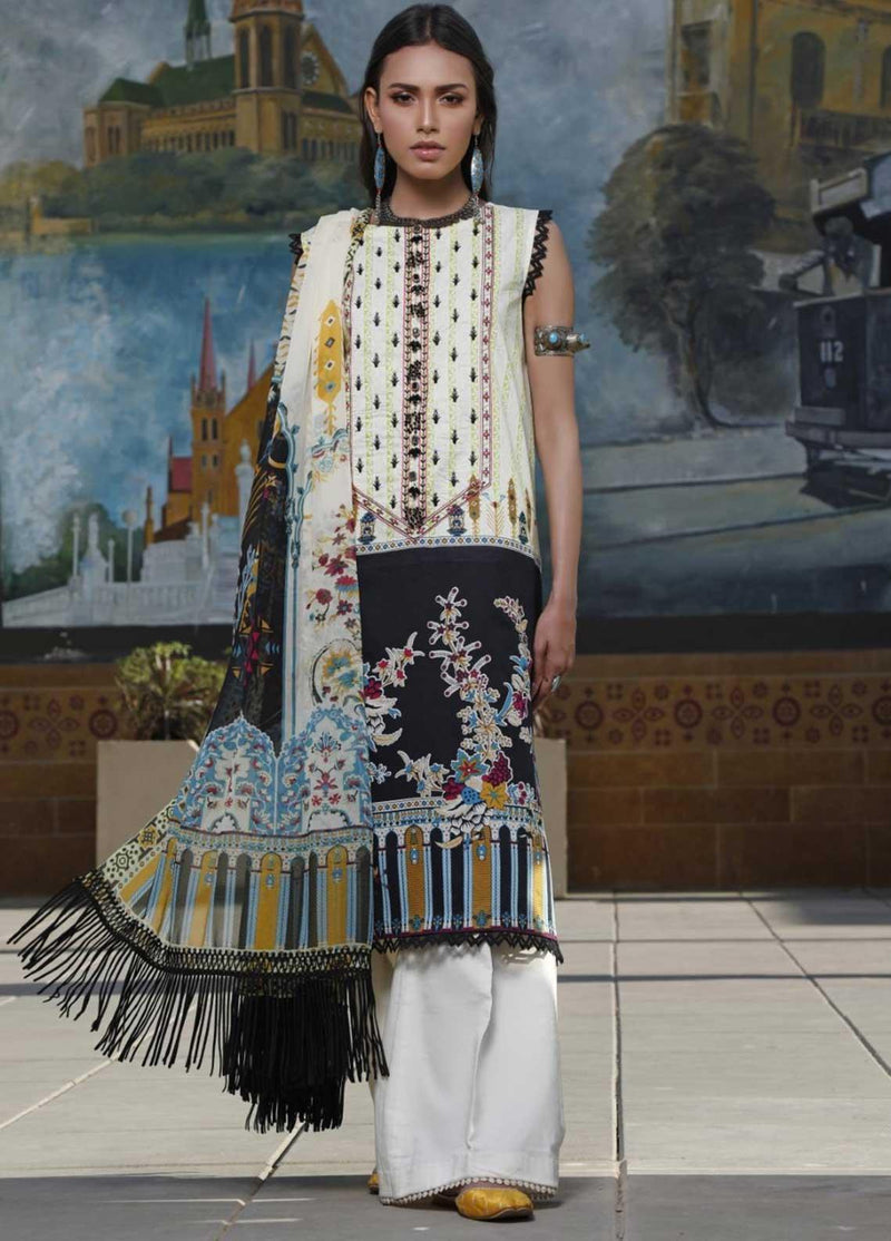Ittehad Embroidered Lawn – Summer Collection – FUMAR
