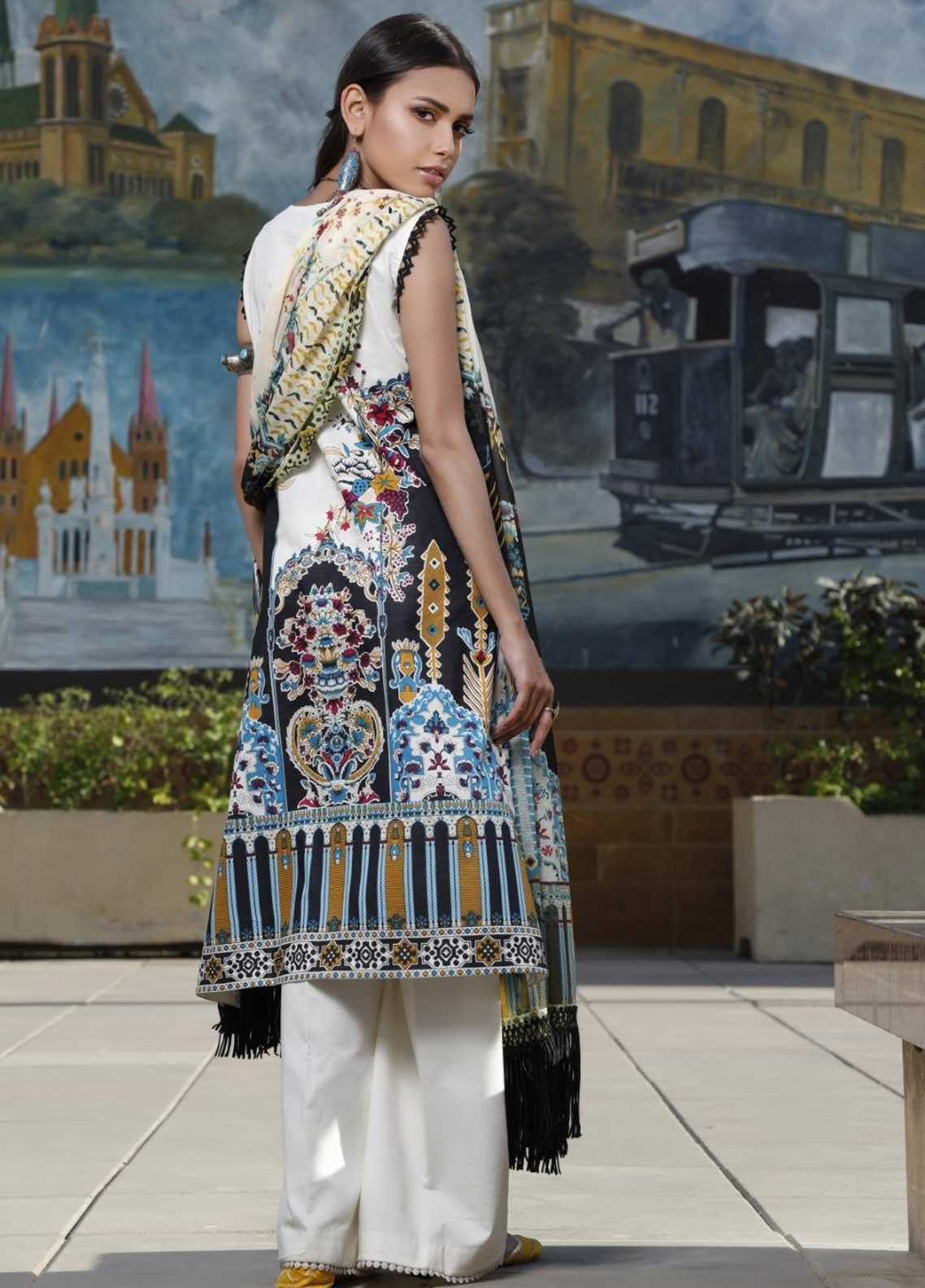 Ittehad Embroidered Lawn – Summer Collection – FUMAR