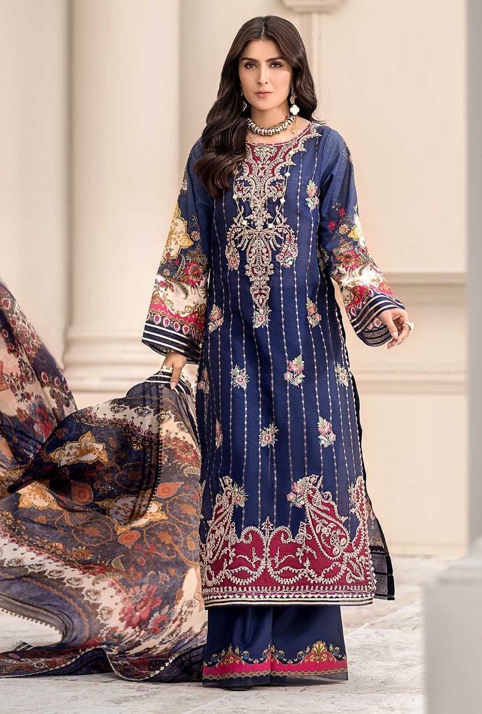 Noor by Saadia Asad Luxury Lawn – SOIGNE-D9-B