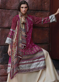 Lakhany Embr Cotton Cotel Suit LSM 514