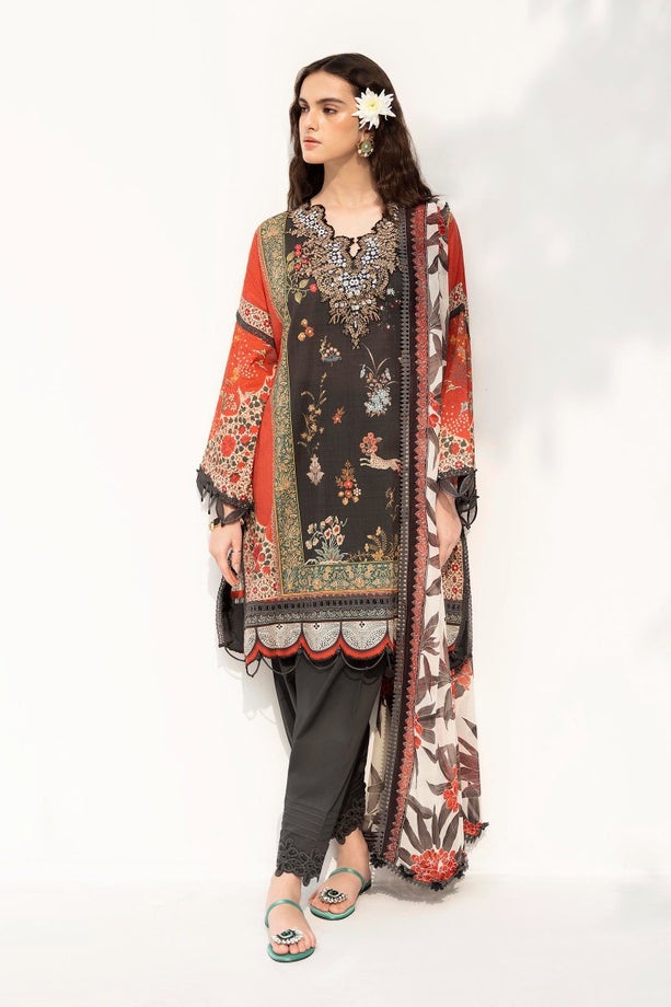 Sana Safinaz Muzlin Lawn – Spring V1 2023 – 12A