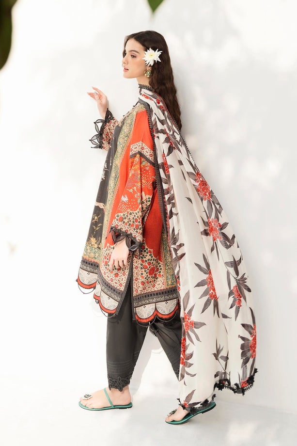 Sana Safinaz Muzlin Lawn – Spring V1 2023 – 12A
