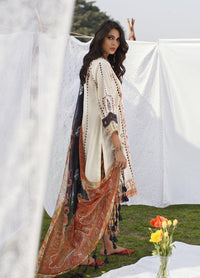Misha Lakhani Embroidered Lawn Suits Unstitched 3 Piece ML21L 09 Aasha - Summer Collection