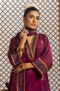 3 Piece Jacquard Unstitched Suit with Dupatta and Inner MJ-42003