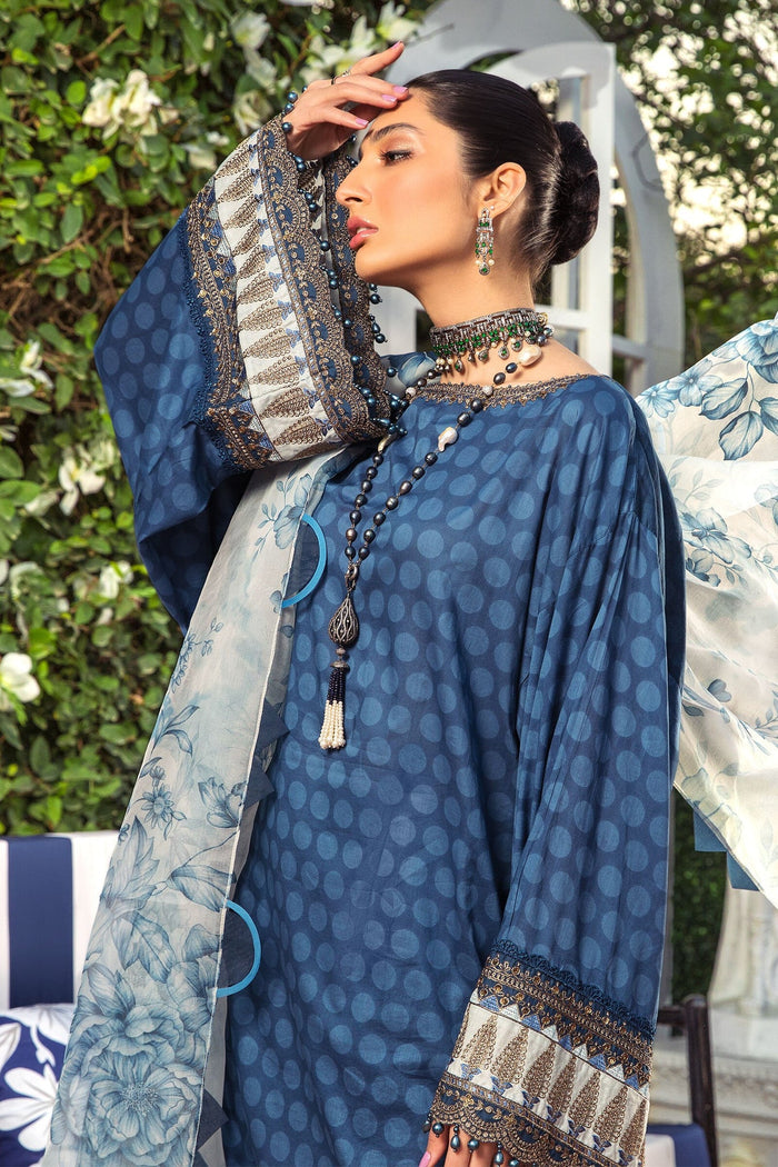 Maria b Mprints Lawn Suits 2022 – MPT-1304-B