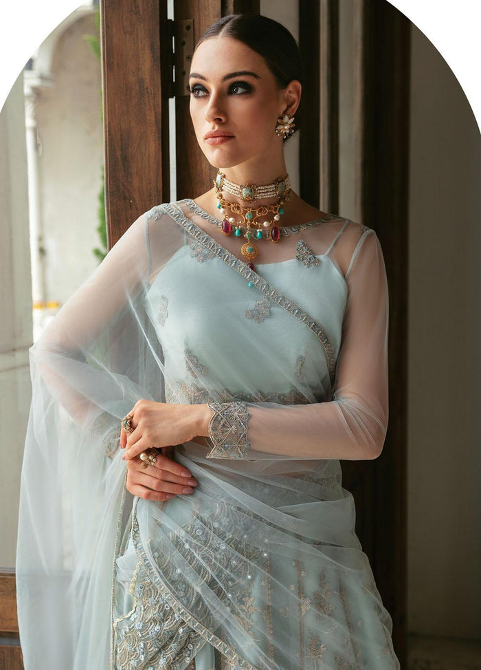 Panache By Ayzel By Afrozeh Embroidered Chiffon 23 – V5-09 Marina