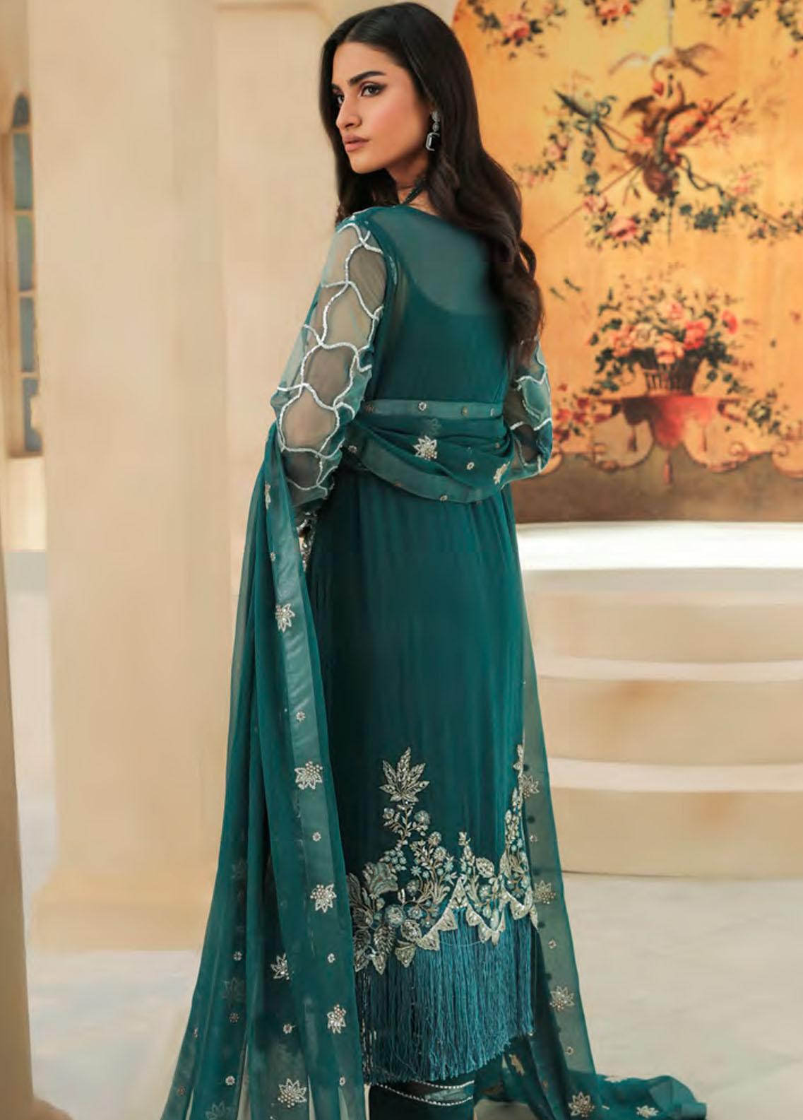 Parizah by Freesia Premium Embroidered Suits FFD-0087 Kayi