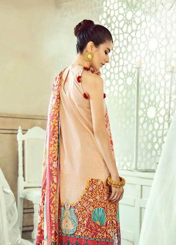 Cross Stitch Embroidered Lawn – Ruby Musk