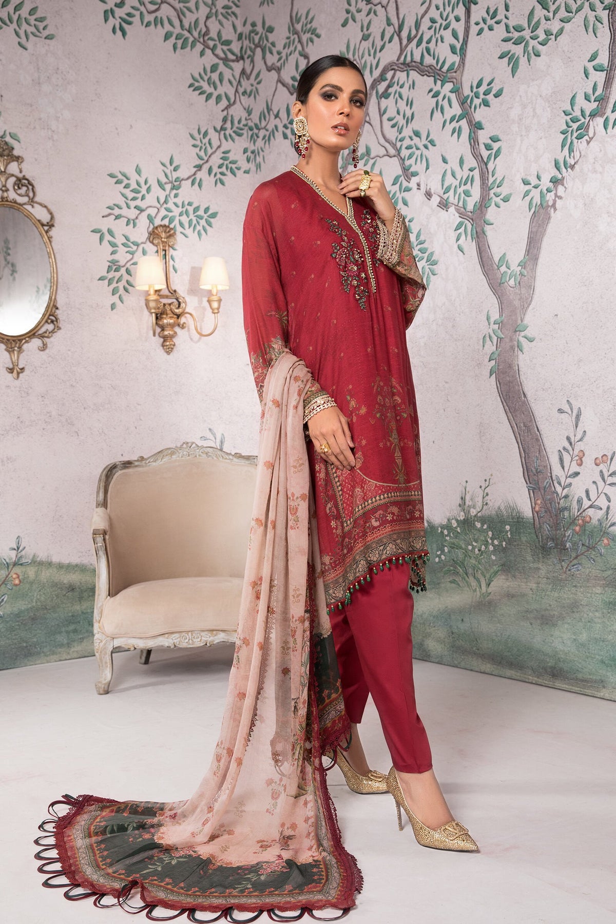 Maria B – Unstitched Silknet Collection 21 – Design 5