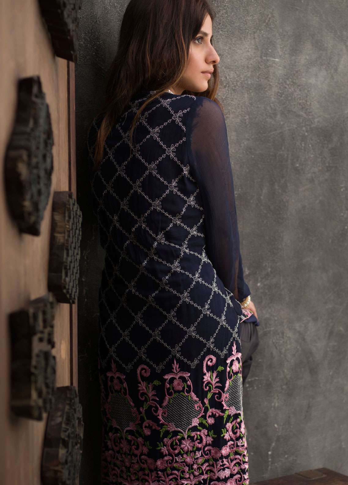 Veena Durrani Embroidered Kurti VDS-07