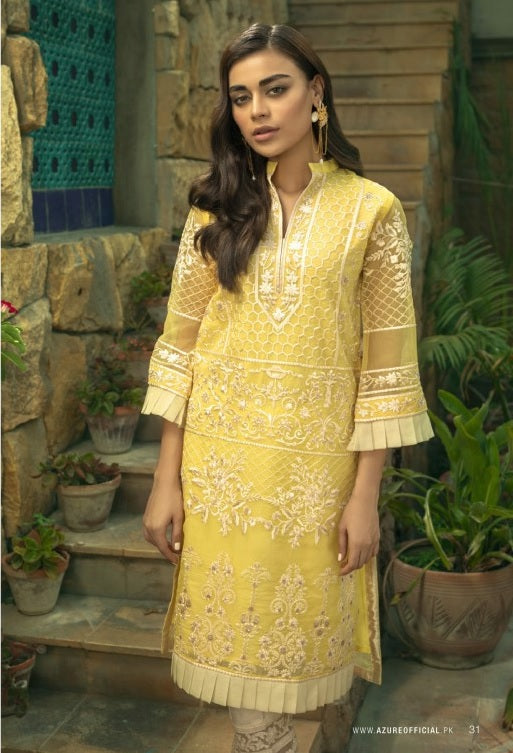 Azure Embroidered Luxury Formals – Luminious Sun 05