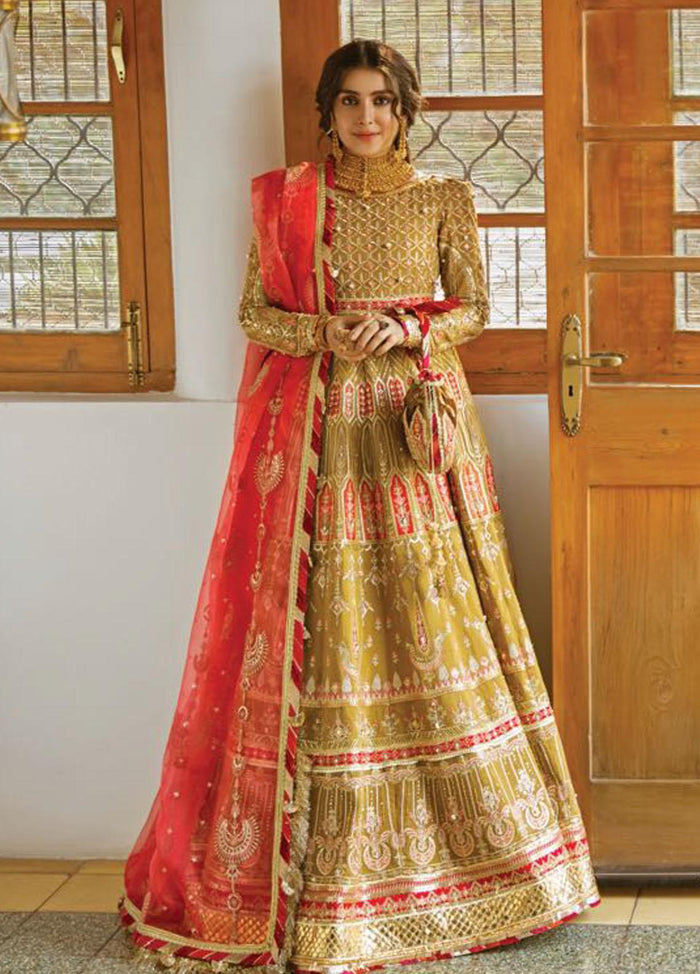 Zarlish by Mohsin Naveed Ranjha Emb Raw Silk (ZWU-03)